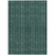 5' X 8' Teal Blue Aqua And Mint Green Striped Washable Indoor Outdoor Area Rug