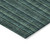 5' X 8' Teal Blue Aqua And Mint Green Striped Washable Indoor Outdoor Area Rug