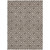 3' X 5' Brown And Beige Geometric Washable Indoor Outdoor Area Rug - Brown, Beige
