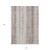 5' X 8' Taupe And Ivory Striped Washable Indoor Outdoor Area Rug
