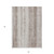 5' X 8' Taupe And Ivory Striped Washable Indoor Outdoor Area Rug