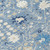 3' X 5' Denim Blue Ivory And Beige Oriental Washable Indoor Outdoor Area Rug