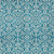 3' X 5' Teal Blue And Ivory Damask Washable Indoor Outdoor Area Rug