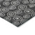 5' X 8' Black Gray And Ivory Geometric Washable Indoor Outdoor Area Rug