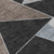 5' X 8' Chocolate Gray And Charcoal Geometric Washable Indoor Outdoor Area Rug