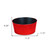 12" Red Recycled Plastic Indoor Outdoor Round Pot Planter