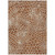 5' X 8' Brown And Beige Geometric Washable Indoor Outdoor Area Rug - 608219026950