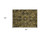2' X 3' Coffee and Gray Oriental Washable Non Skid Indoor Outdoor Area Rug