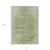 5' X 8' Artichoke Green And Fern Green Abstract Washable Indoor Outdoor Area Rug - Artichoke Green, Fern Green