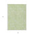 3' X 5' Artichoke Green Mint Green And Ivory Floral Washable Indoor Outdoor Area Rug