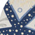 8' Navy Blue And Gray Round Starfish Indoor Outdoor Area Rug