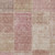 5' X 8' Blush Pink And Mauve Patchwork Washable Indoor Outdoor Area Rug