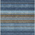 5' X 8' Navy Blue Sky Blue And Taupe Striped Washable Indoor Outdoor Area Rug