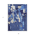 3' X 5' Navy Blue Ivory And Gray Abstract Washable Indoor Outdoor Area Rug