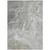 3' X 5' Silver Gray And Taupe Abstract Washable Indoor Outdoor Area Rug