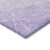 3' X 5' Lavender And Purple Geometric Washable Indoor Outdoor Area Rug