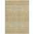 5' X 8' Copper Ivory And Olive Green Tribal Washable Indoor Outdoor Area Rug