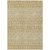 5' X 8' Copper Ivory And Olive Green Tribal Washable Indoor Outdoor Area Rug