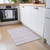2' X 3' Pearl Striped Washable Non Skid Indoor Outdoor Area Rug