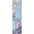 8' Runner Blue Abstract Washable Non Skid Indoor Outdoor Runner Rug Transitional Style - Blue Color
