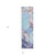 8' Runner Blue Abstract Washable Non Skid Indoor Outdoor Runner Rug Transitional Style - Blue Color