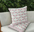Set of Two 18" Pink Abstract Indoor Outdoor Throw Pillow Cover and Insert