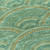 5' X 8' Sage Fern Green And Peach Geometric Washable Indoor Outdoor Area Rug