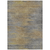 3' X 5' Brown Gold And Taupe Abstract Washable Indoor Outdoor Area Rug