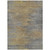 3' X 5' Brown Gold And Taupe Abstract Washable Indoor Outdoor Area Rug