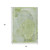 5' X 8' Artichoke Green And Mint Green Abstract Washable Indoor Outdoor Area Rug