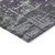 5' X 8' Purple And Green Geometric Washable Indoor Outdoor Area Rug