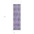 8' Runner Purple Geometric Washable Non Skid Indoor Outdoor Runner Rug