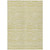 3' X 5' Wheat Gold And Tan Striped Washable Indoor Outdoor Area Rug