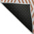 2' X 8' Orange and White Geometric Washable Non Skid Indoor Outdoor Runner Rug
