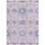3' X 5' Blush Lavender And Purple Floral Washable Indoor Outdoor Area Rug