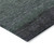 3' X 5' Purple And Olive Green Striped Washable Indoor Outdoor Area Rug