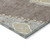 3' X 5' Taupe Gray And Ivory Oriental Washable Indoor Outdoor Area Rug