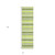 2' X 8' Green and Yellow Striped Washable Indoor Outdoor Runner Rug