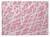 2' X 3' Pink and Ivory Abstract Washable Non Skid Indoor Outdoor Area Rug
