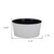 12" White Recycled Plastic Indoor Outdoor Round Pot Planter