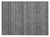 2' X 3' Gray Striped Washable Non Skid Indoor Outdoor Area Rug