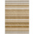 3' X 5' Chocolate Striped Washable Non Skid Indoor Outdoor Area Rug