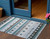 3' X 5' Teal Blue Brown And Ivory Striped Washable Indoor Outdoor Area Rug - Teal Blue, Brown, Ivory