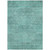 3' X 5' Teal Blue And Aqua Geometric Washable Indoor Outdoor Area Rug - Teal Blue, Aqua