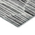 3' X 5' Gray Ivory And Charcoal Abstract Washable Indoor Outdoor Area Rug