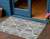 3' X 5' Gray Ivory And Charcoal Abstract Washable Indoor Outdoor Area Rug