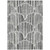 3' X 5' Gray Ivory And Charcoal Abstract Washable Indoor Outdoor Area Rug
