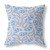26” Blue Gray Boho Paisley Indoor Outdoor Throw Pillow
