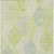 5' X 8' Artichoke Green And Ivory Floral Washable Indoor Outdoor Area Rug - Artichoke Green, Ivory