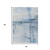 3' X 5' Sky Blue And Ivory Striped Washable Indoor Outdoor Area Rug - Sky Blue, Ivory